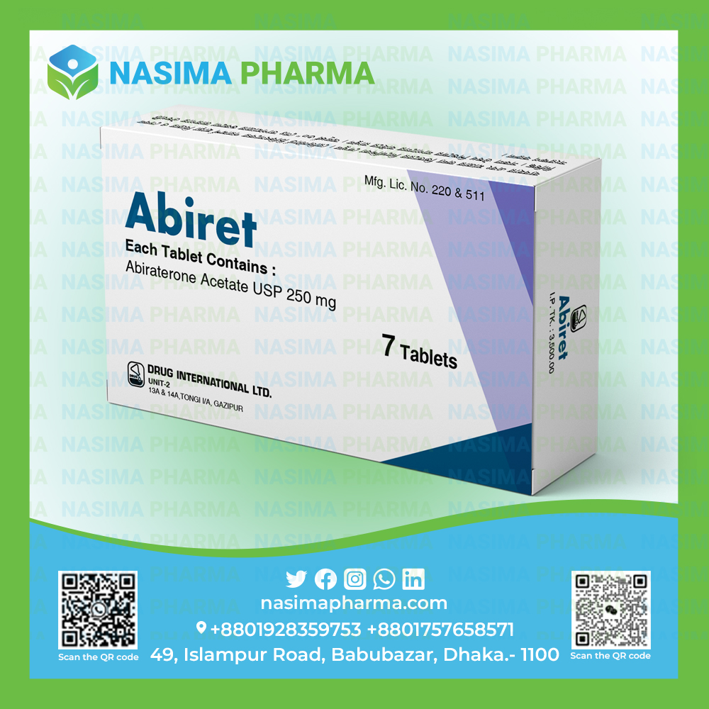 Abiret 250 Mg (Abiraterone Acetate USP )