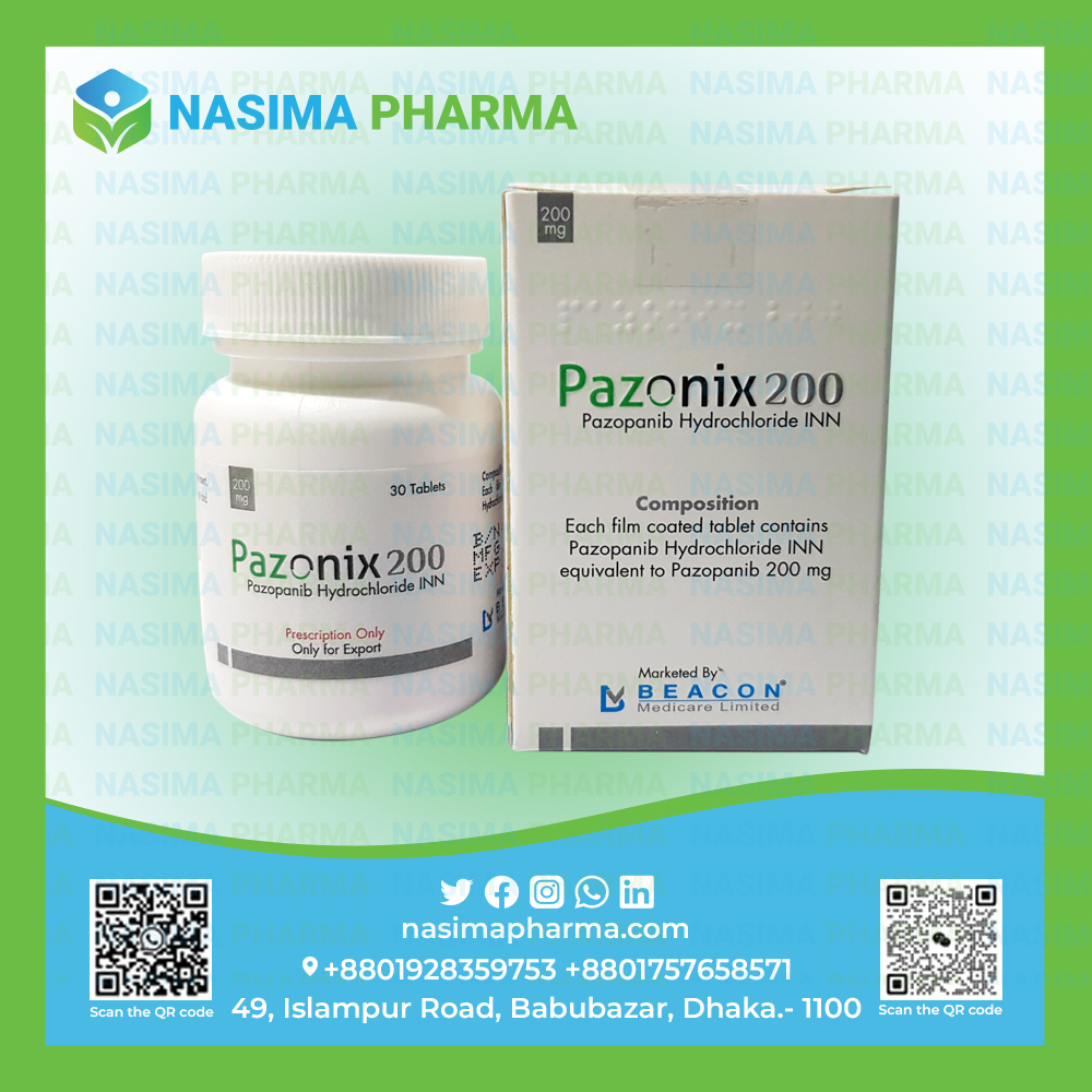 Pazonix 200 mg (Pazopanib)