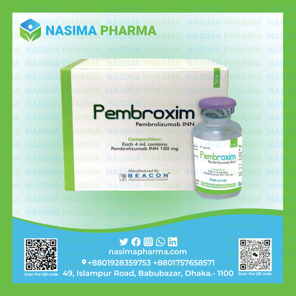 pembroxim  100 mg/ 4ml (Pembrolizumab)